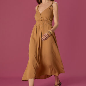 Vestido Aurora Caramelo
