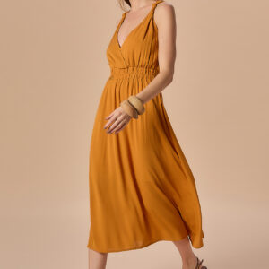 Vestido Aurora Mostarda