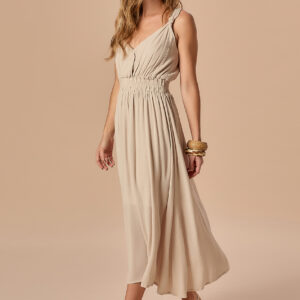 Vestido Aurora Areia